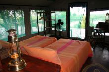 Tent layout at Selous Impala Camp, Selous National Park, Tanzania