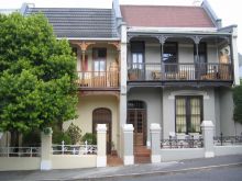 The Front Facade at An African Villa