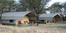 The guest tents at Serengeti Wilderness Camp, Serengeti NCCA, Tanzania