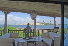 Veranda with a beautiful view at The Majlis, Lamu Island, Kenya