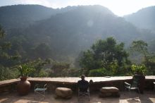 View from the patio at Volcanoes Bwindi Lodge, Bwindi Impenetrable Forest, Uganda