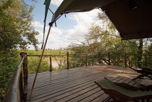 View from tent at Selous Impala Camp, Selous National Park, Tanzania