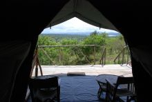 The view from the tents at Mantana Lake Mburo Camp, Lake Mburo National Park, Uganda