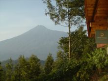 View of the mountain at Onsea House, Arusha, Tanzania