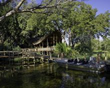 Welcome site at Xigera Camp, Moremi Game Reserve, Botswana (Dana Allen)