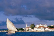 ZSI Dhow at sea at Zanzibar Serena Inn, Stone Town, Zanzibar, Tanzania